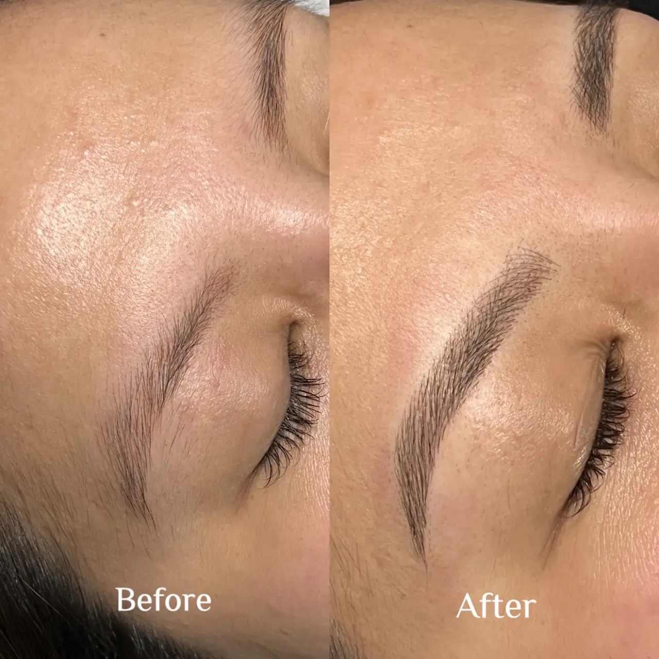 Cosmetic brow tattoo